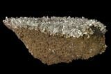 Transparent Columnar Calcite Crystal Cluster on Quartz - China #164009-3
